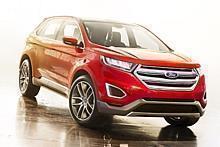 Ford Edge Concept gibt klare Hinweise auf dynamisches Design, fortschrittliche Technologien und hochwertige Verarbeitung des künftigen Serienmodells